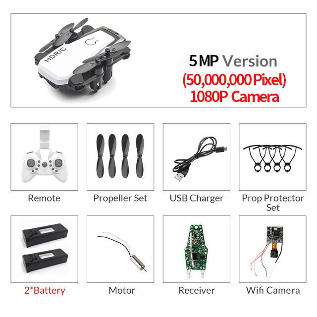Foldable Mini Drone With RC Quadrocopter - Crazi Deals