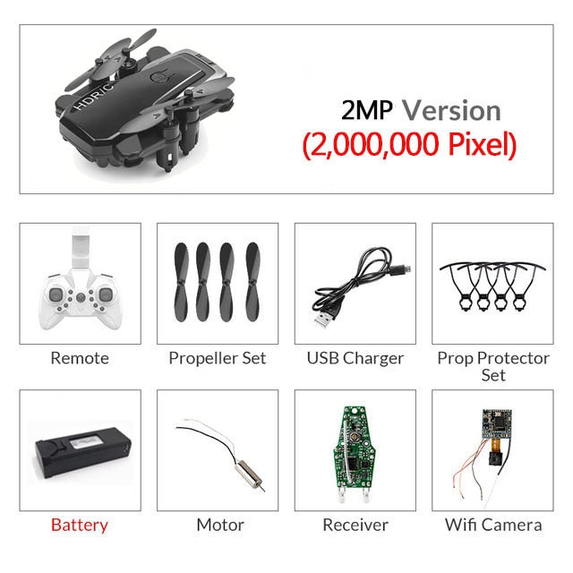 Foldable Mini Drone With RC Quadrocopter - Crazi Deals