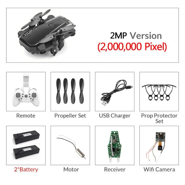 Foldable Mini Drone With RC Quadrocopter - Crazi Deals