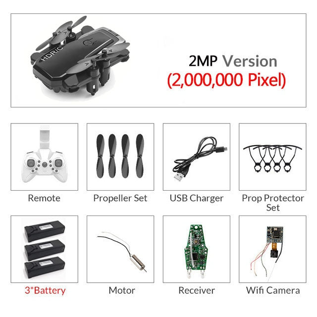 Foldable Mini Drone With RC Quadrocopter - Crazi Deals