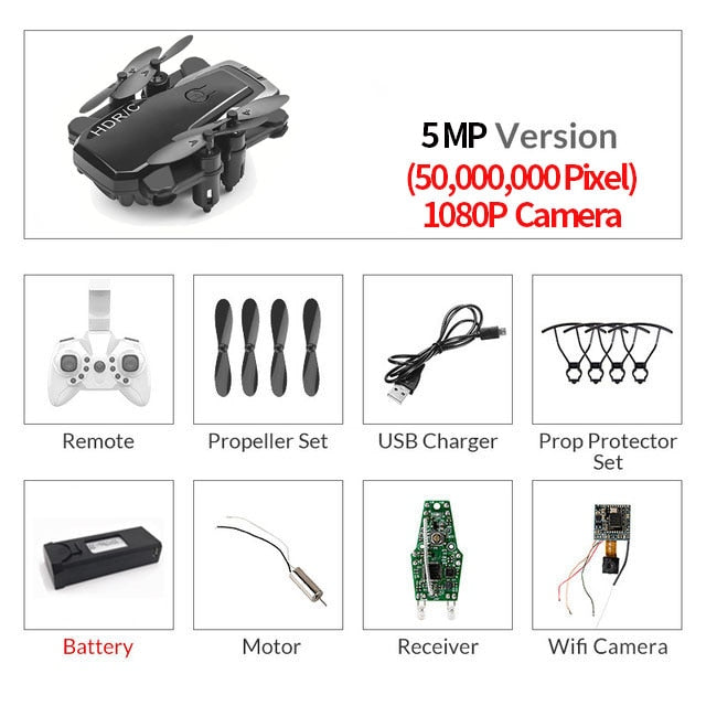 Foldable Mini Drone With RC Quadrocopter - Crazi Deals