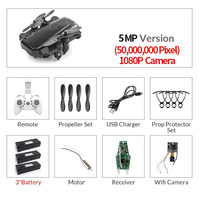 Foldable Mini Drone With RC Quadrocopter - Crazi Deals