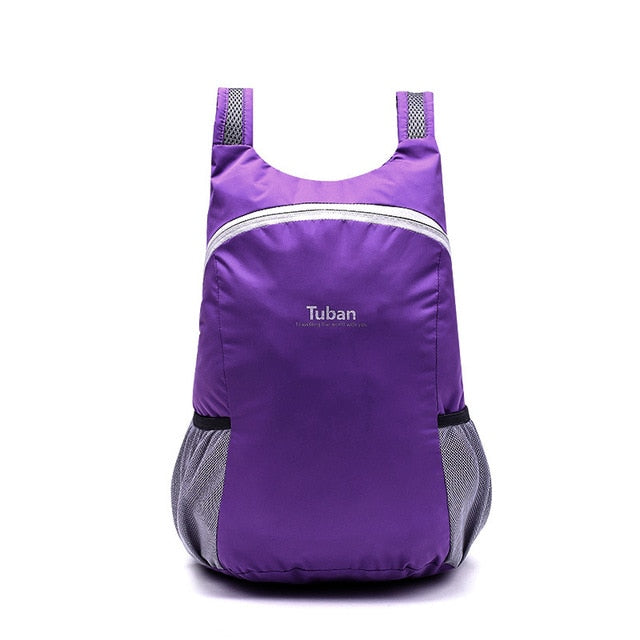 Lightweight Nylon Foldable Backpack Waterproof Backpack Folding Sports Bag Ultralight Outdoor Bags Pack Women Men Travel Hiking - Crazi Deals
