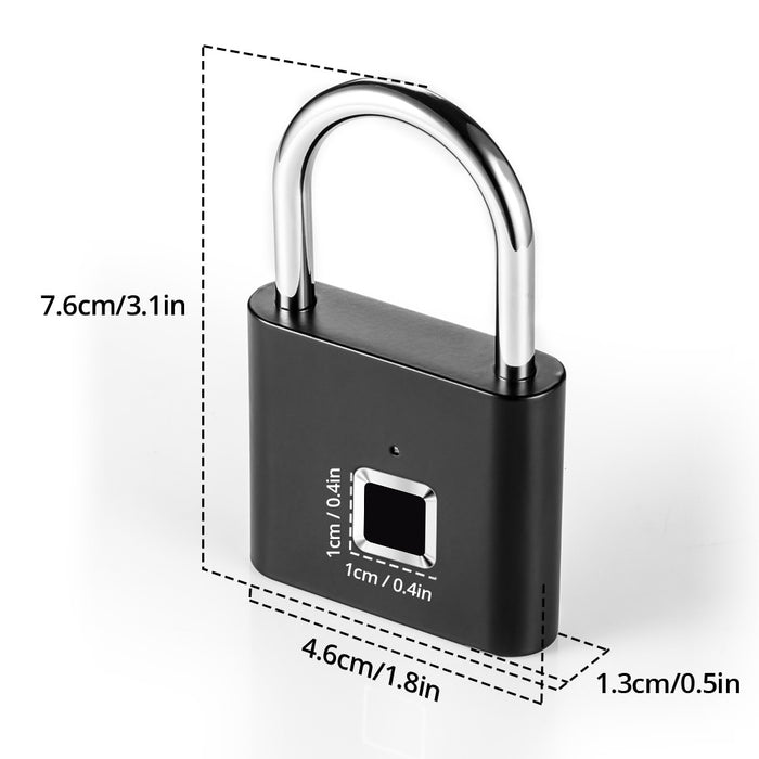 Keyless Fingerprint Smart Padlock - Crazi Deals